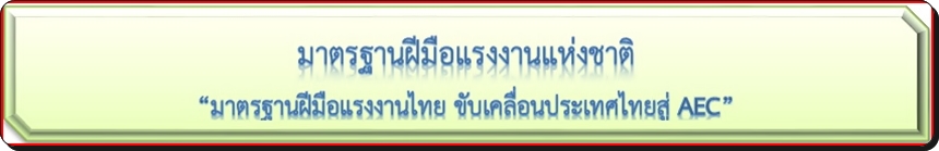 มาตรฐานฝีมือแรงงานแห่งชาติ