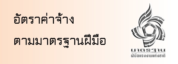 อัตราค่าจ้างตามมาตรฐานฝีมือ
